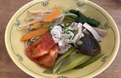 まだまだ暑い時期に！豚肉と野菜の出汁冷しゃぶ